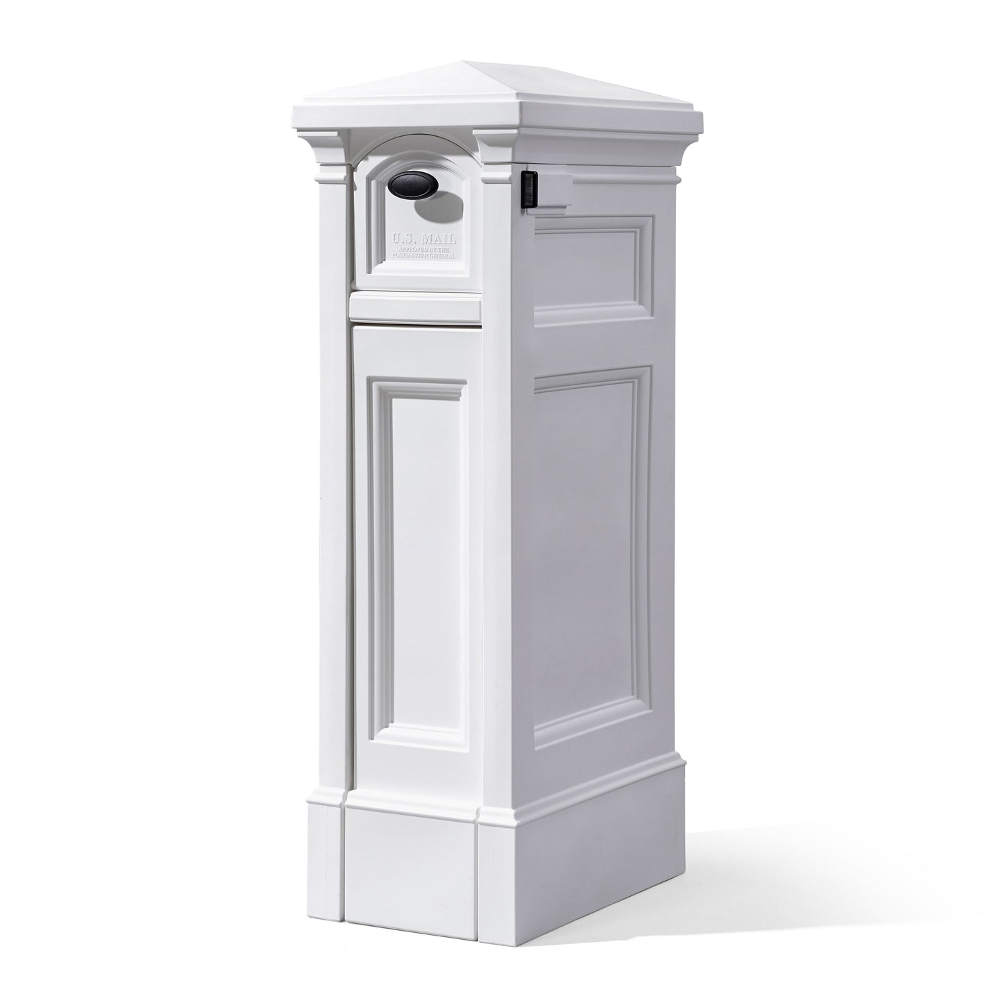 Step2 Post Mount White Plastic Extra Large Lockable Mailbox 500599