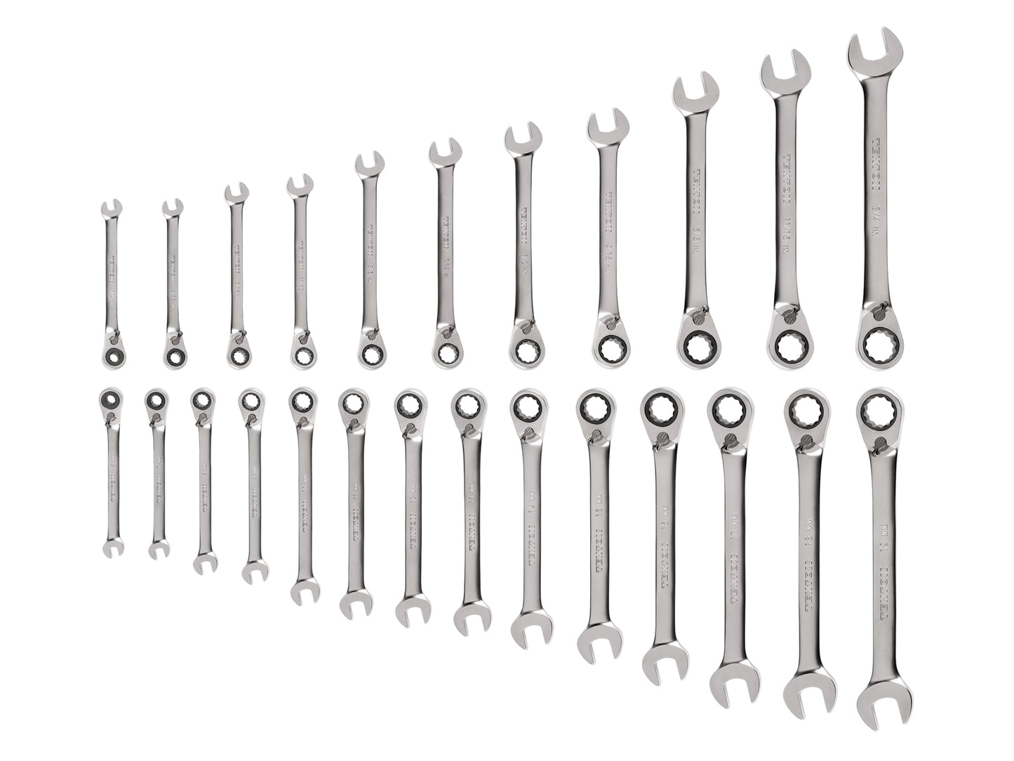 TEKTON 25 -Piece Set Metric and standard (SAE) Ratchet Wrench