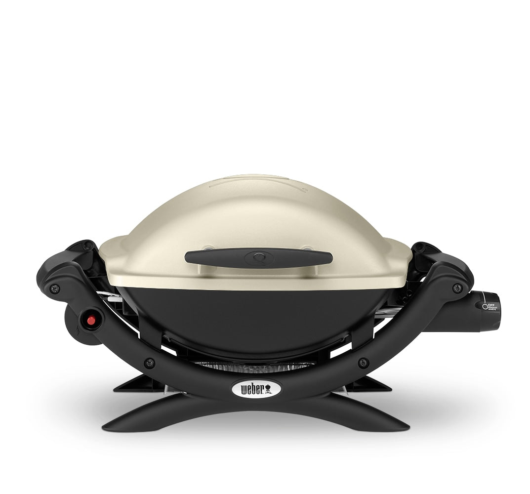Weber Q 1000 189-Sq in Titanium Portable Liquid Propane Grill 50060001