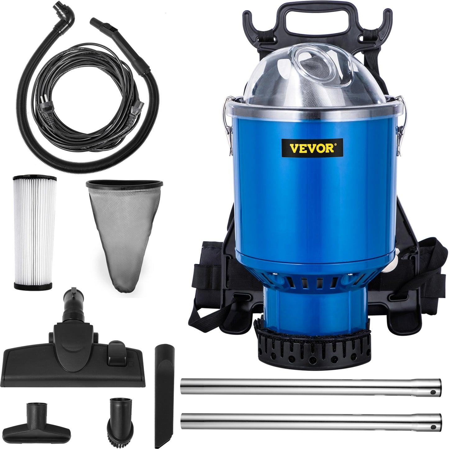 VEVOR Commercial/Residential Backpack Vacuum SYBFS4L-1000W2KD2V1