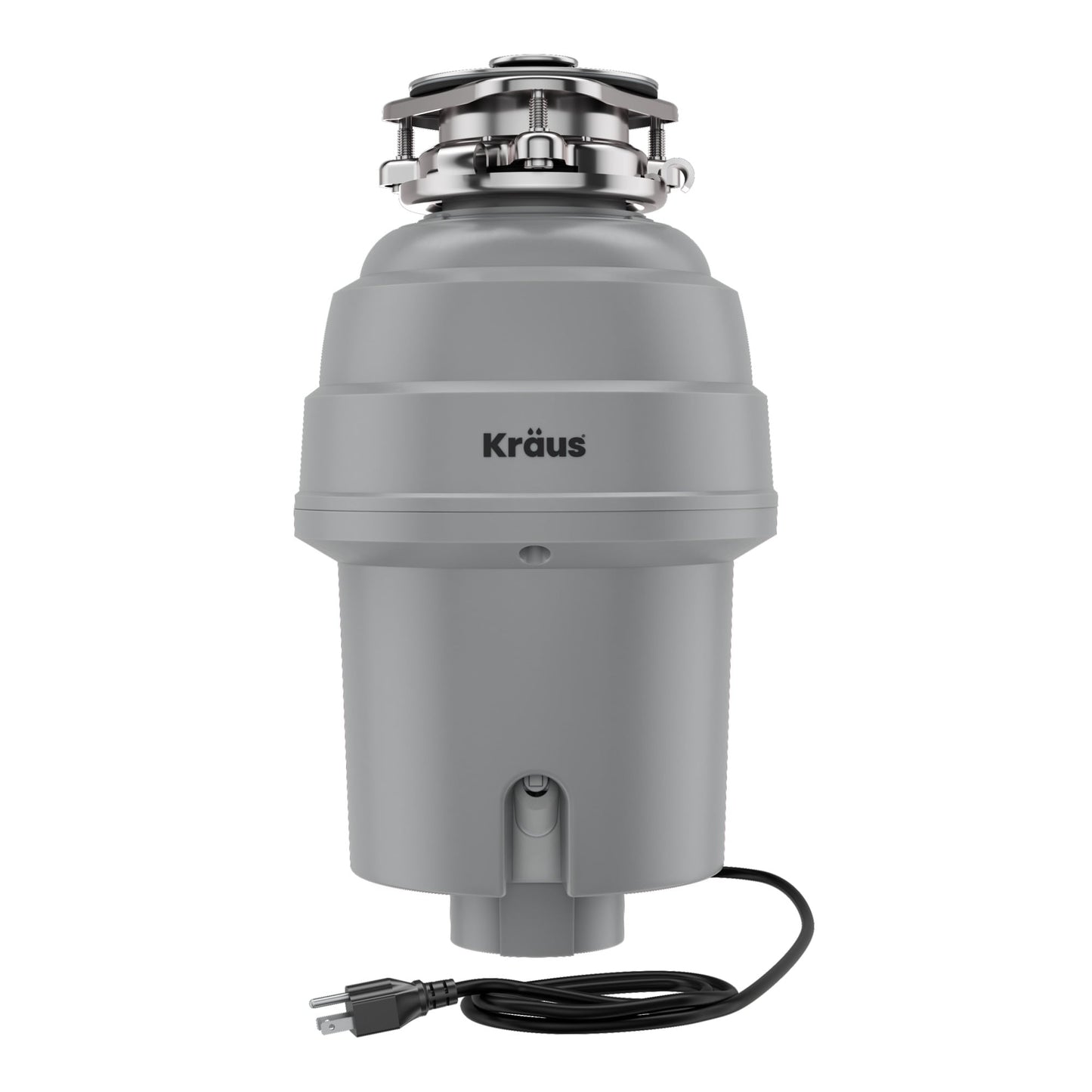 Kraus Kore Continuous Feed 3/4-HP Septic Safe Corded Garbage Disposal with Noise Insulation KWD210-75MGR