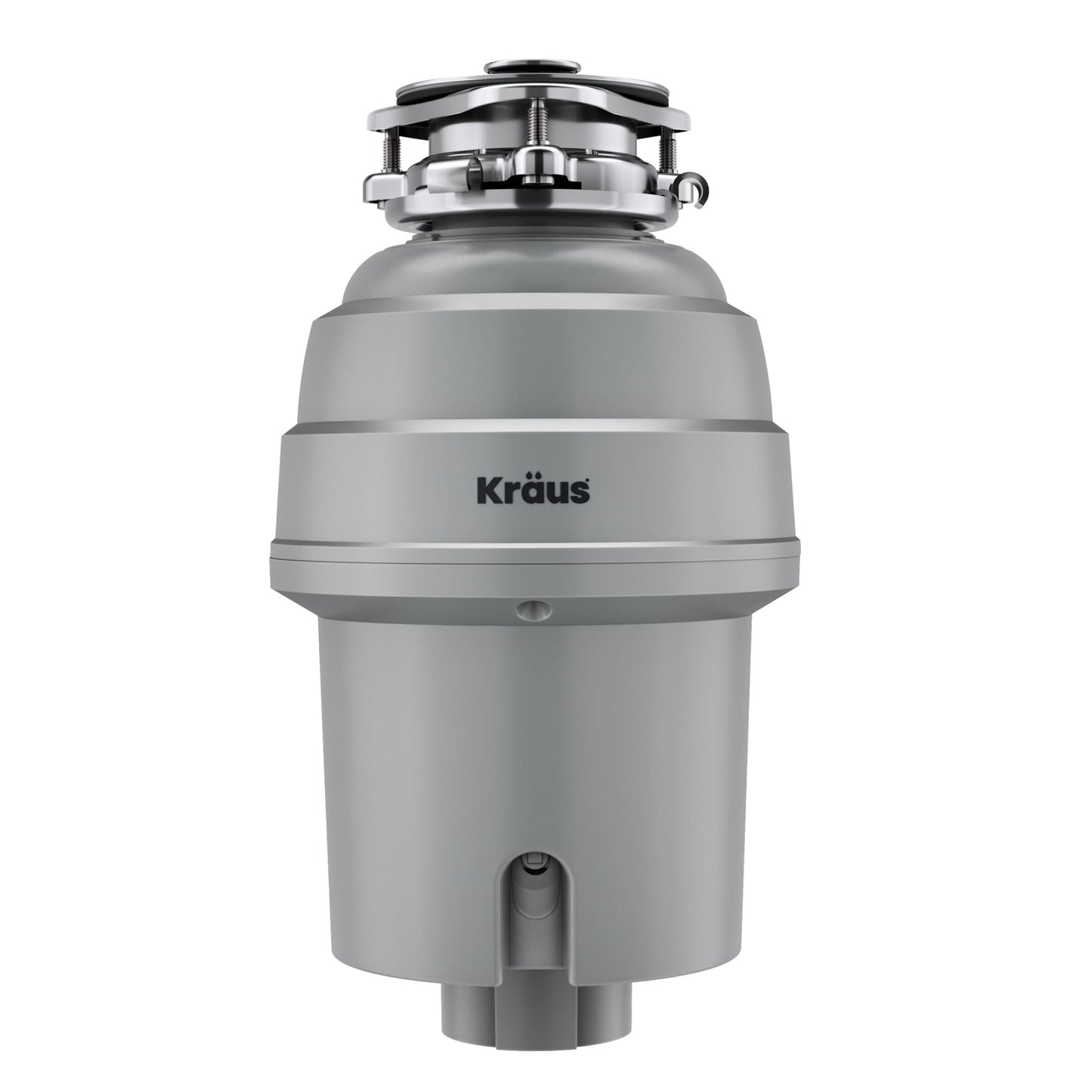 Kraus Kore Continuous Feed 1-HP Septic Safe Corded Garbage Disposal with Noise Insulation KWD200-100MGR
