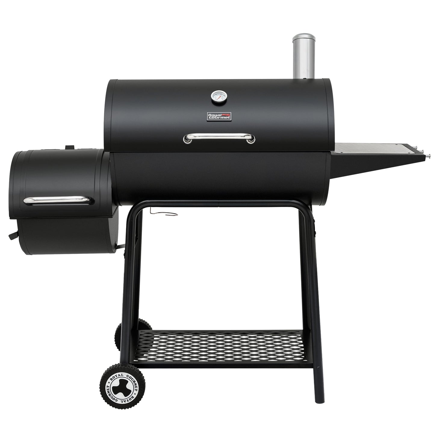Royal Gourmet 27-in W Black Barrel Charcoal Grill CC1830M