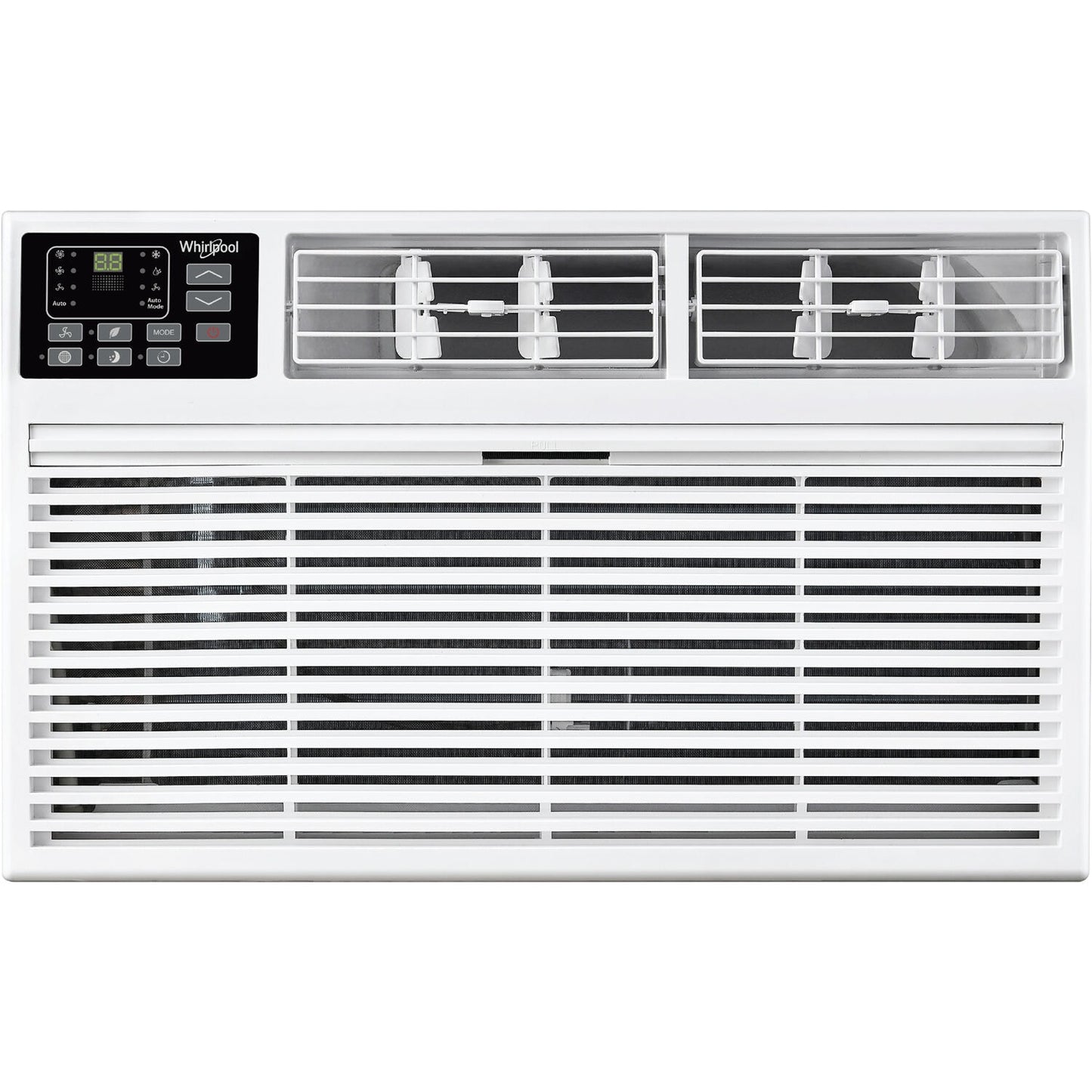 Whirlpool 12000-BTU 550-sq ft 115-Volt White Through-the-wall Air Conditioner with Remote WHAT121-1BW