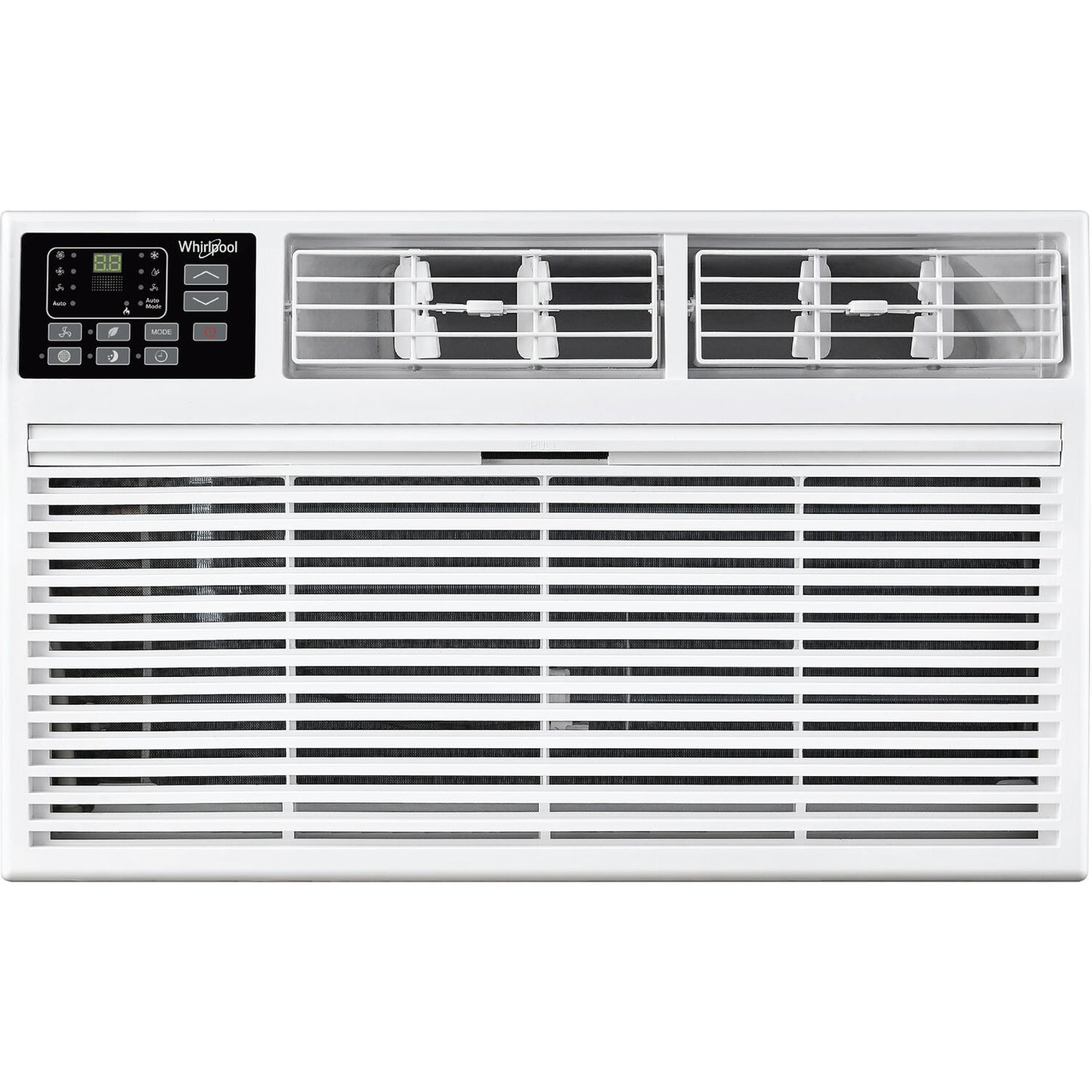 Whirlpool 8000-BTU 350-sq ft 115-Volt White Through-the-wall Air Conditioner Heater Included with Remote WHAT082-HAW