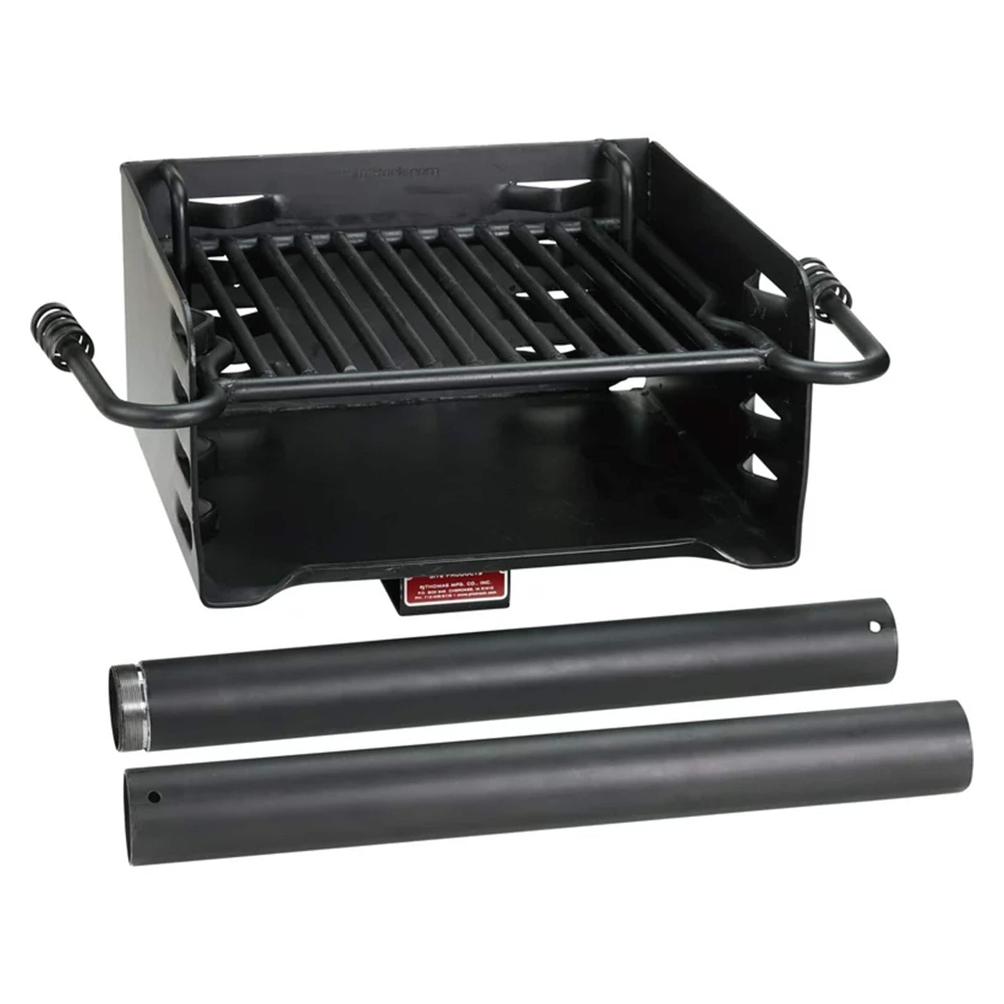 Pilot Rock 256-Sq in Black Portable Charcoal Grill 253220