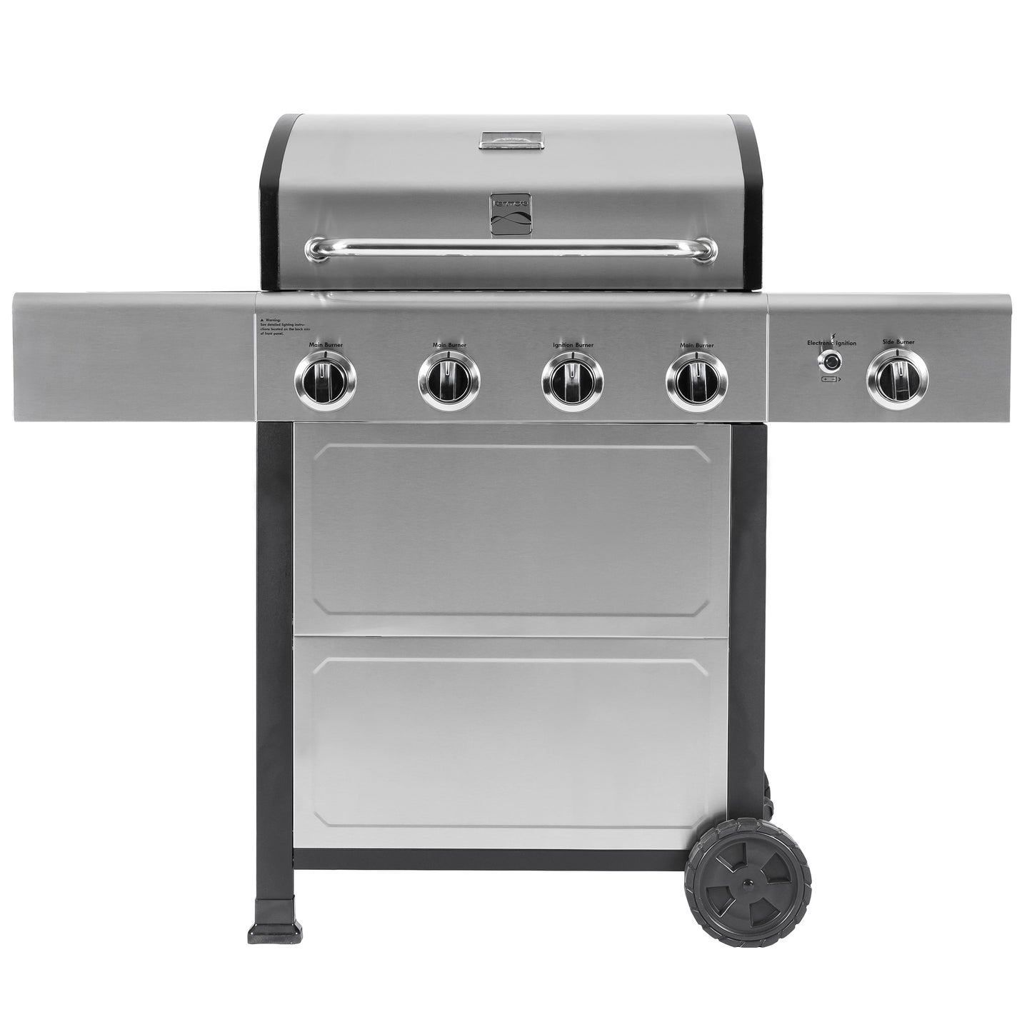 Kenmore Stainless Steel 4-Burner Liquid Propane Gas Grill with 1 Side Burner PG-40406S0L-SE