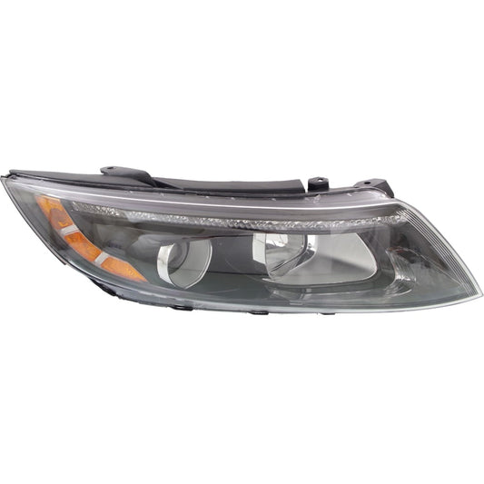 Garage-Pro Headlight For Kia Optima 2014-2015 Rh Assembly Halogen with LED Position Light Usa Built