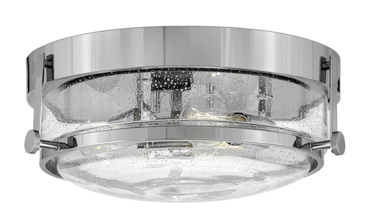 Hinkley Harper 3 -Light 15.75-in Gloss Chrome Flush Mount Light 6588890