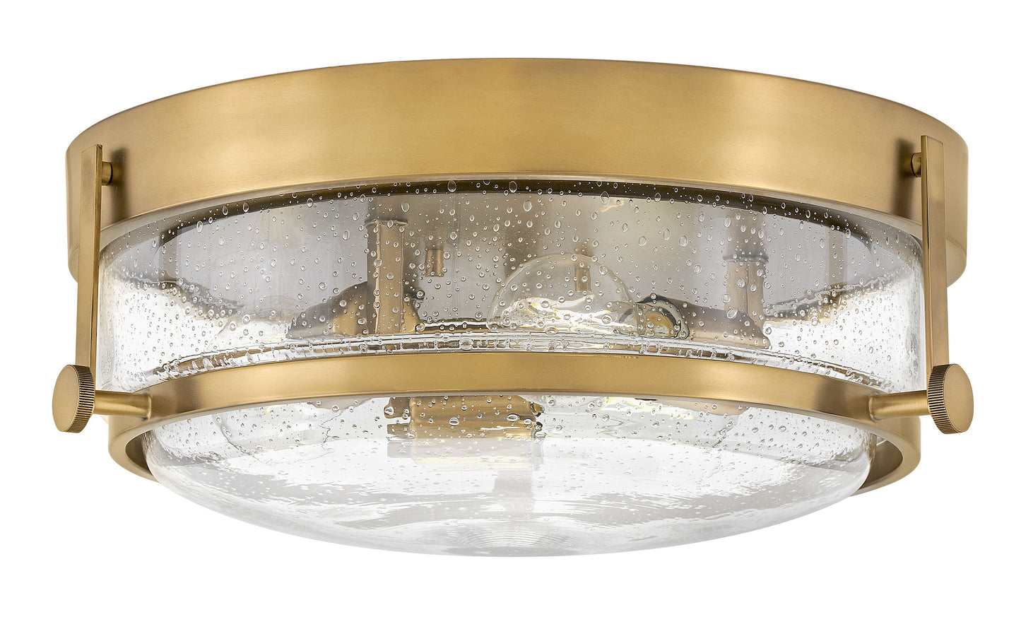Hinkley Harper 3 -Light 15.75-in Brushed Brass Flush Mount Light 6588888