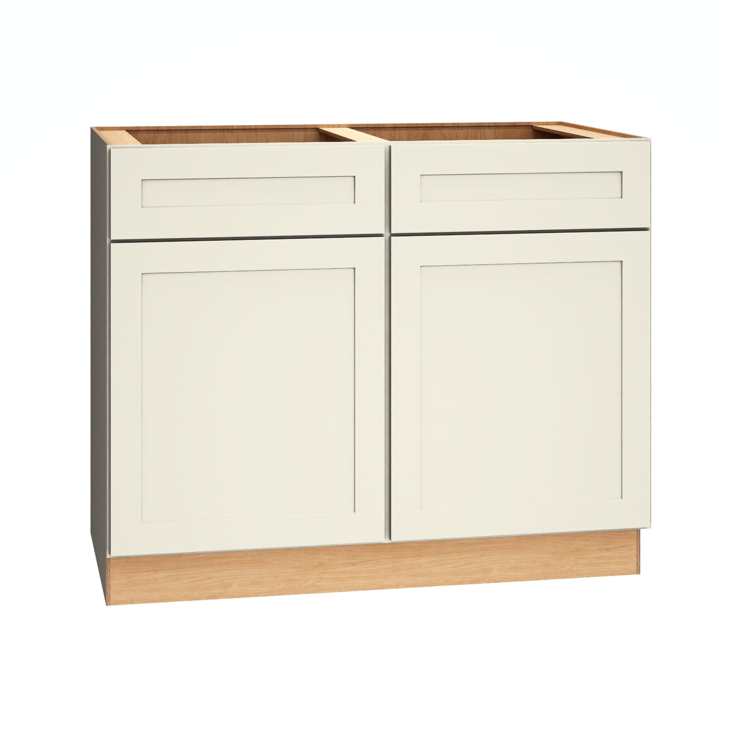 Diamond Express Jamestown 42-in W x 34.5-in H x 24-in D Steam Sink Base Fully assembled Plywood Cabinet Recessed Panel