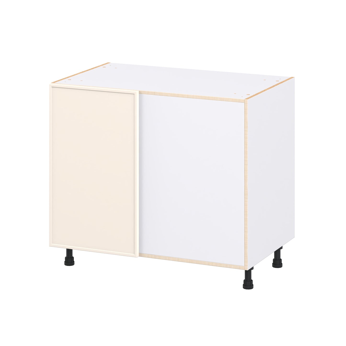 Hugo&Borg Chapel Hill 39-in W x 34.5-in H x 24.66-in D Washed Linen Base Fully assembled Cabinet Flat Panel