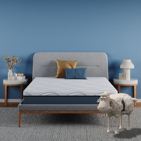 Serta 10-in Medium Full Hybrid Memory Foam/Coil Blend Mattress in a Box