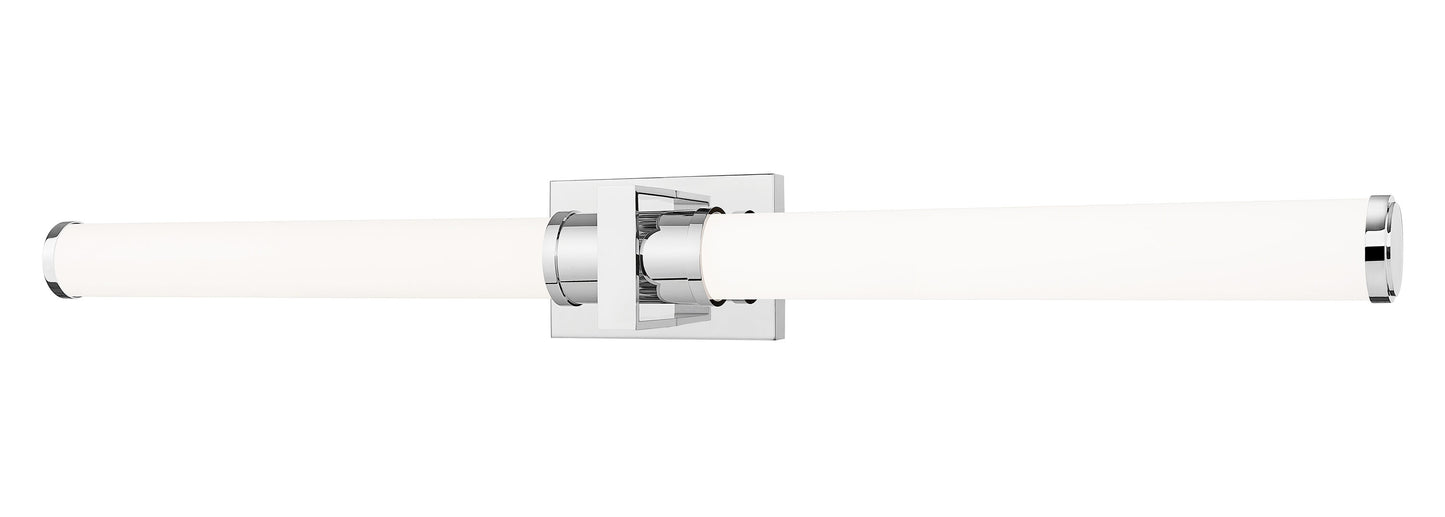 Z-Lite Idris 40.5-in 1 -Light Polished Chrome Integrated LED Transitional Vanity light