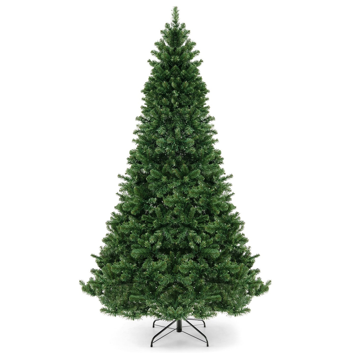LIVIZA 8-ft Pre-lit Artificial Christmas Tree with White LED Lights