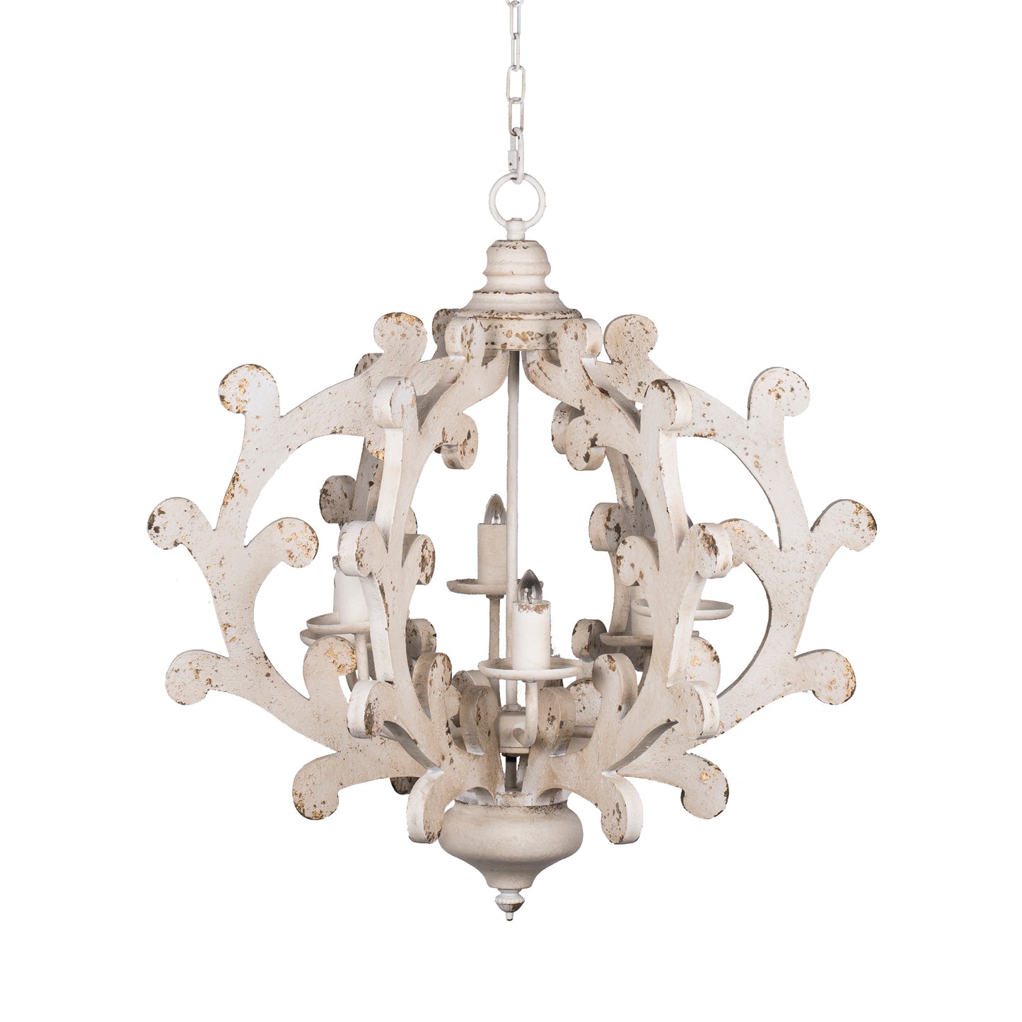 Dexmalle 6 - Light Wood Chandelier