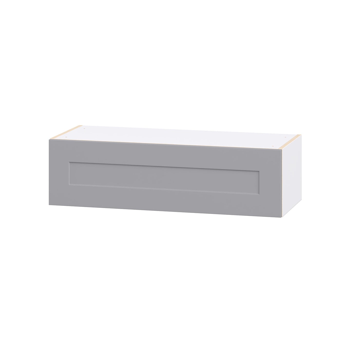 Hugo&Borg 36-in W x 10-in H x 14-in D Slate Gray Wall Fully assembled Cabinet Recessed Panel