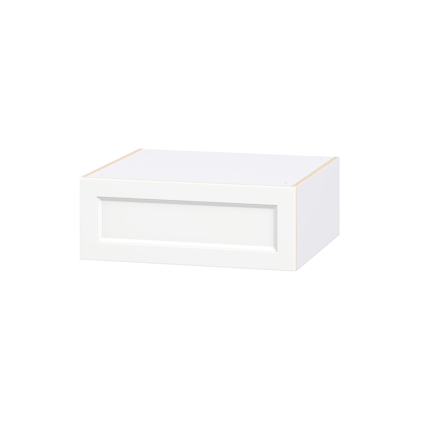Hugo&Borg Riviera 27-in W x 10-in H x 24-in D Bright White Wall Fully assembled Cabinet Recessed Panel