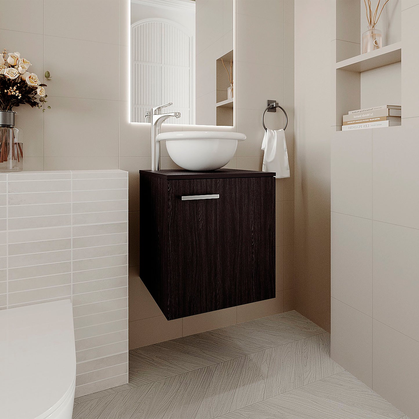 Tatayosi Bathroom Vanity 1 Door with Sink