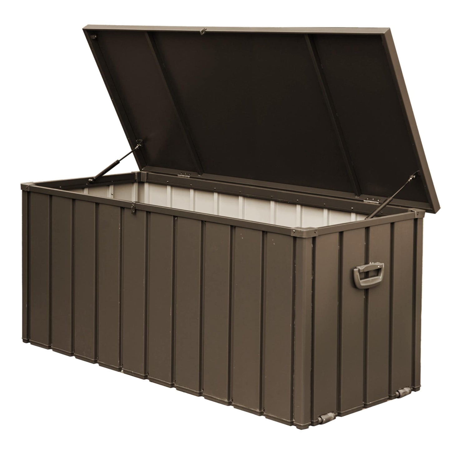 ToolCat 49.41-in L x 29.57-in 150-Gallon Dark Brown Metal Deck Box