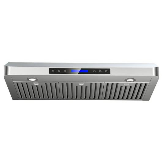 DIVAN  42IN 900CFM Under Cabinet Stainless Range Hood Kitchen Vent Hood with 4-Speed Touch Control