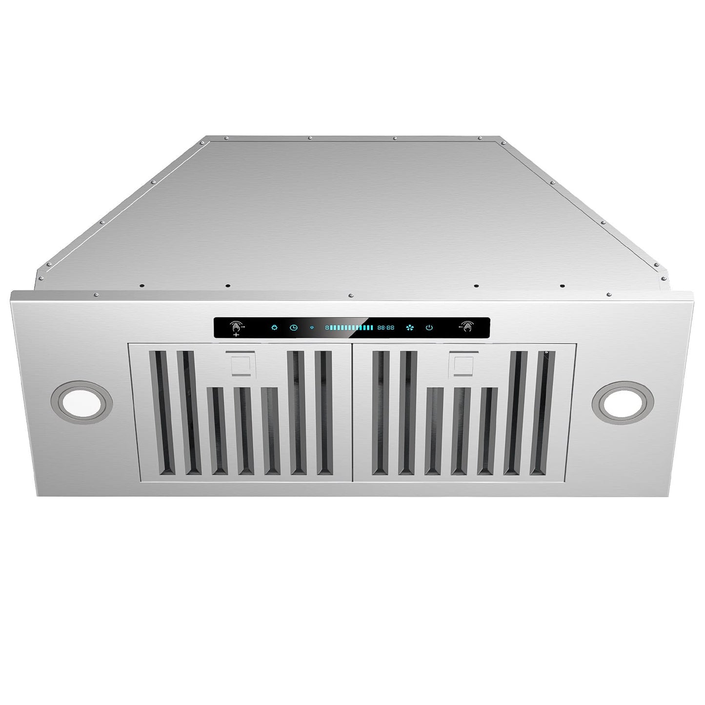 DIVAN 30IN 600CFM Insert Under Cabinet Stainless Range Hood with 4-Speed Gesture Control