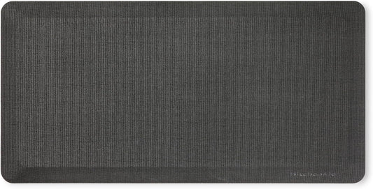 KitchenAid Gourmet Series Kitchen Comfort Gel Mat, Solid Basketweave, Charcoal Grey, 20"x39"
