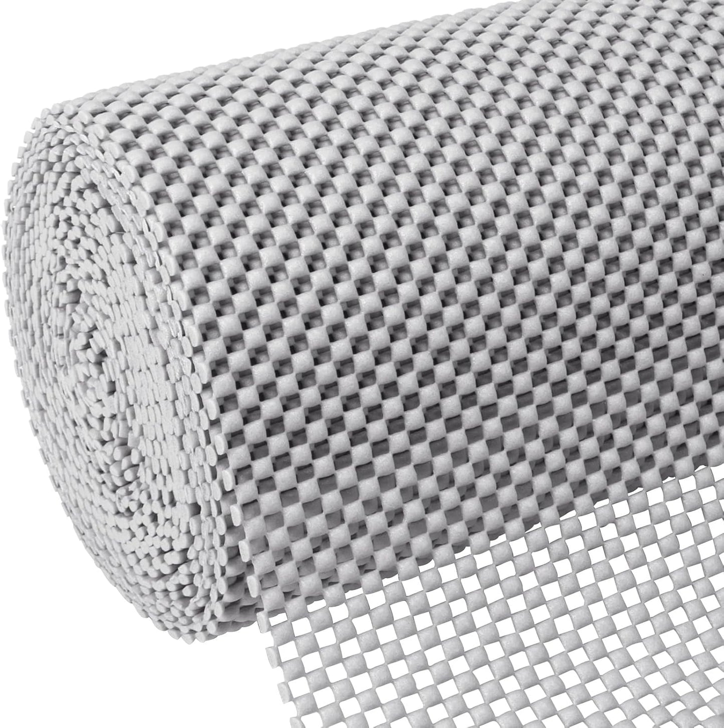 BALEINE Cabinet Liner, Drawer and Shelf Liner for Kitchen Cabinets Non-Adhesive, Non-Slip Protect Desks, Cupboard, Drawers, Shelves, Tableware (24 in x 20 Ft, Gray)