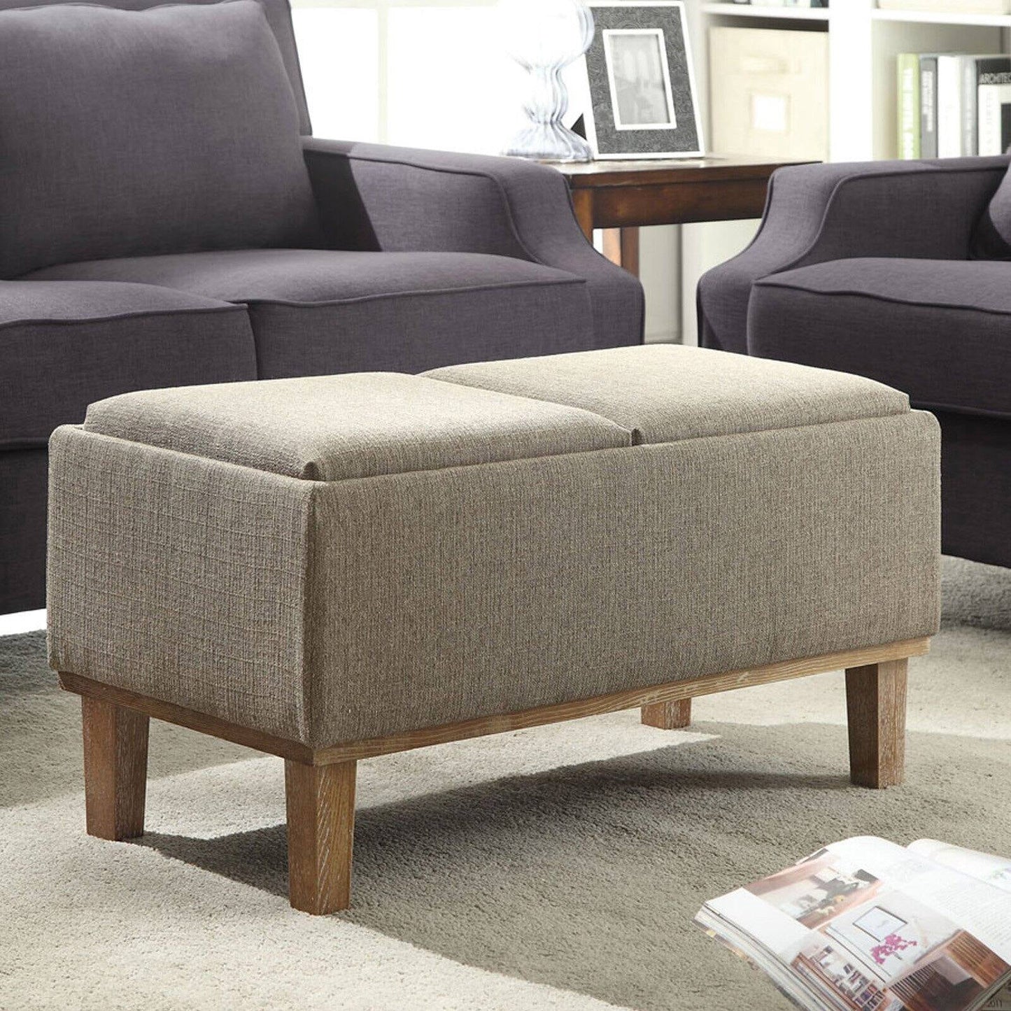 Convenience Concepts Brentwood Storage Ottoman
