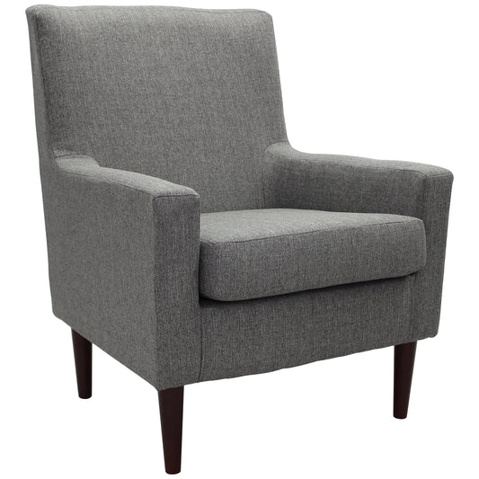 Fox Hill Trading Emma Lounge Chair, Gray