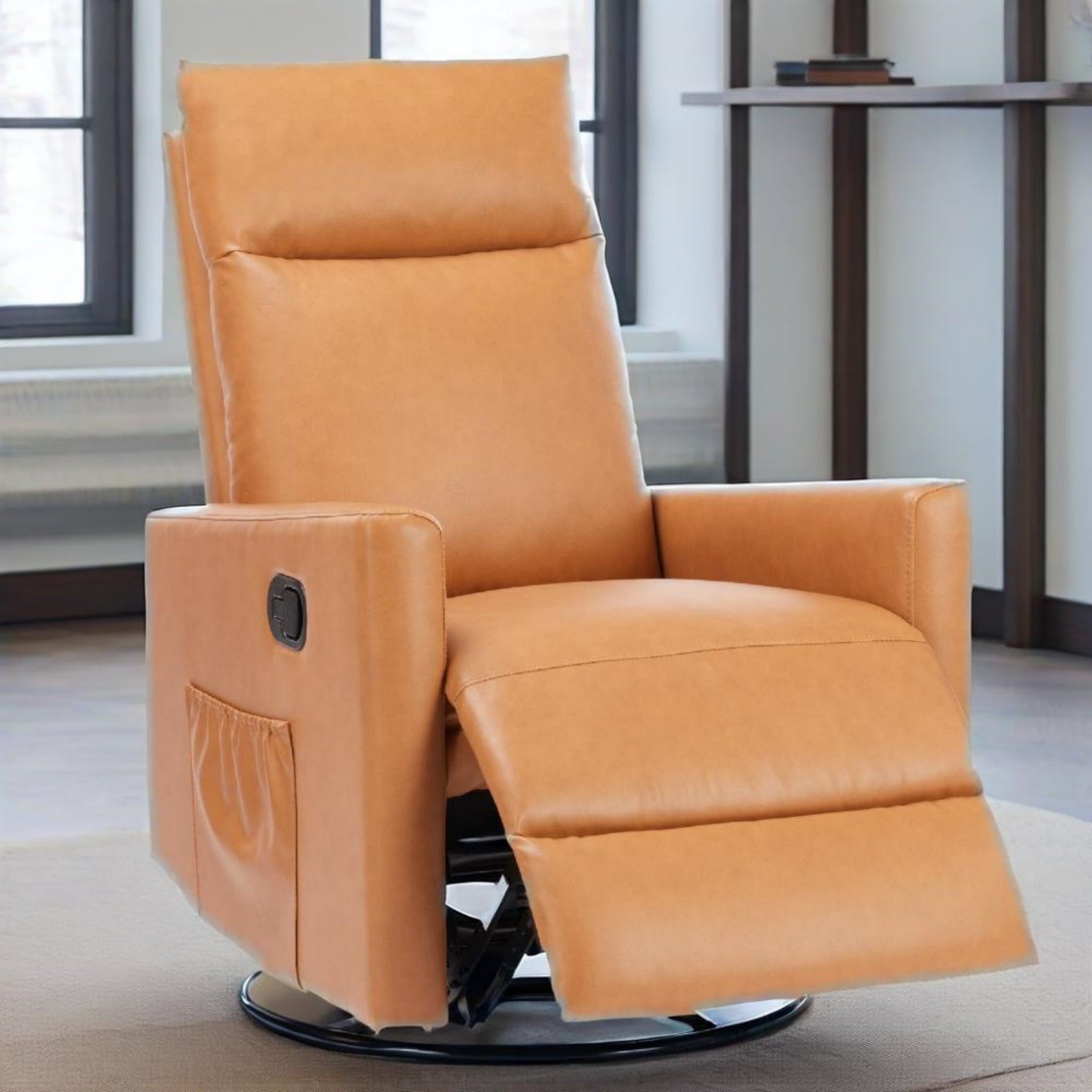 Gianna Massage Rocking Chairs, Living Room Glider Rocker Recliners, Nursery Swivel Recliner Chair