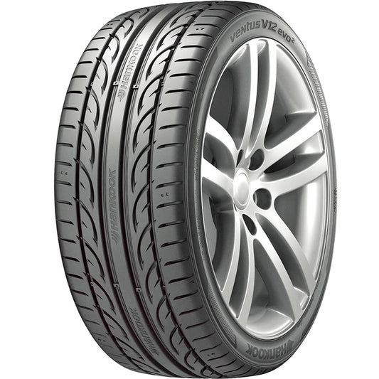 Hankook Ventus V12 Evo2 215/45R18 ZR 93Y XL High Performance Tire Fits: 2021 Nissan Sentra SR Premium, 2017-19 Nissan Sentra Nismo