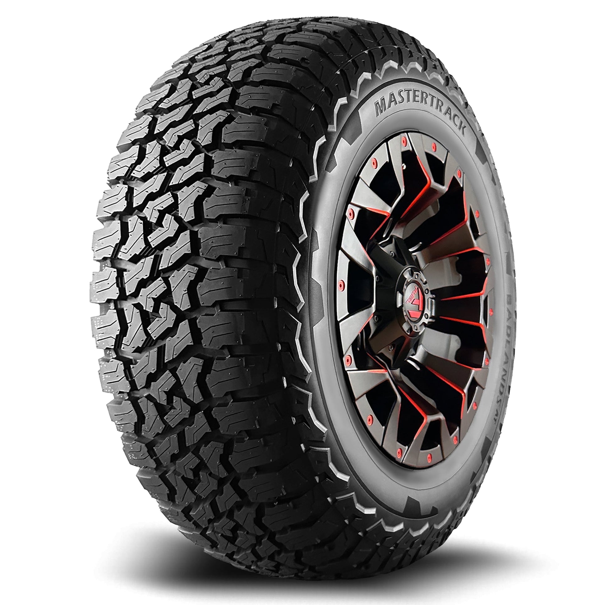 Mastertrack Badlands AT All Terrain LT245/75R16 10 Ply E 120S SUV Light Truck Tire 245/75/16(Tire Only)