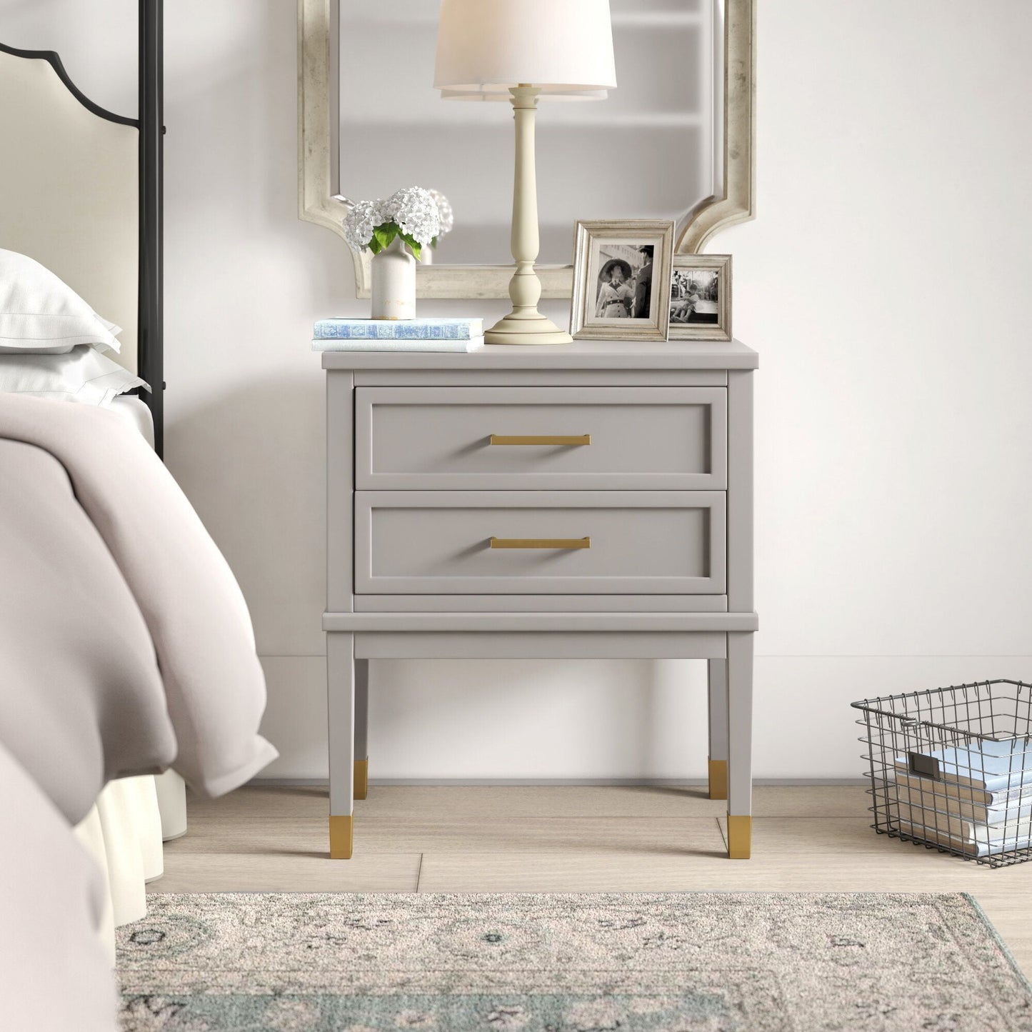 Picket House Furnishings Brody Side Table in White