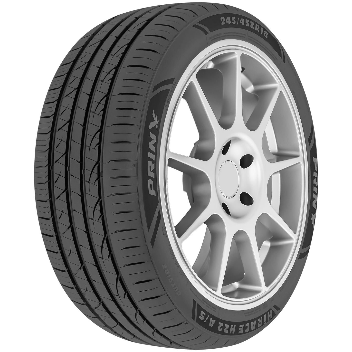 Prinx HiRACE HZ2 A/S UHP All Season 245/45ZR19 102Y XL Passenger Tire
