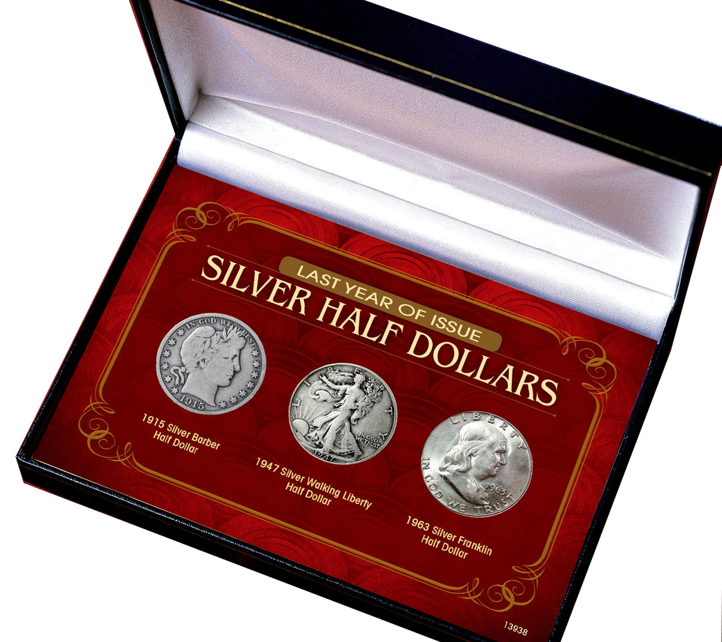 American Coin Treasures Last Year of Issue  Three Silver Half