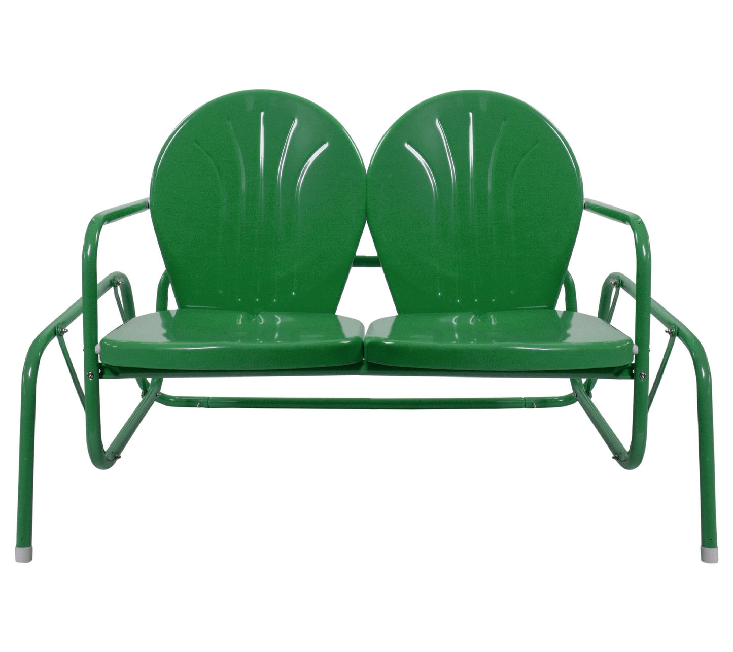 Northlight Outdoor Retro Metal Tulip Double Glider