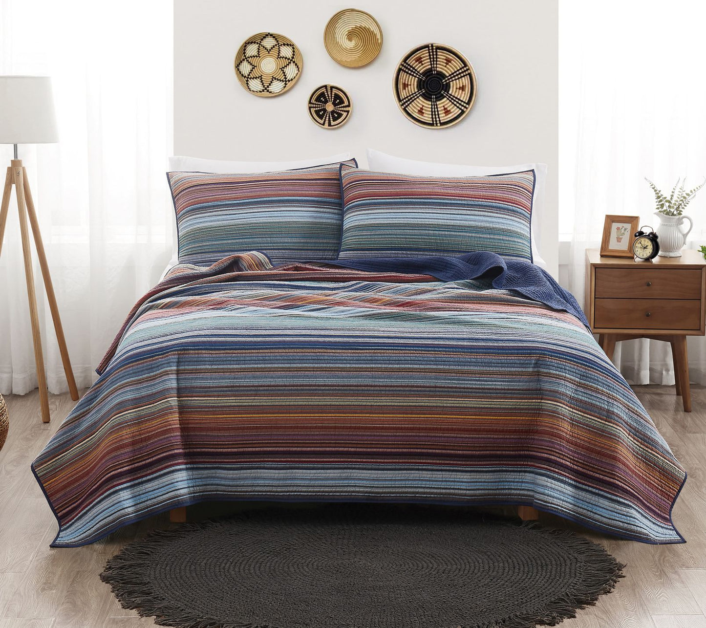 Brooklyn Loom Yarn-Dyed Twin/TXL Quilt Set