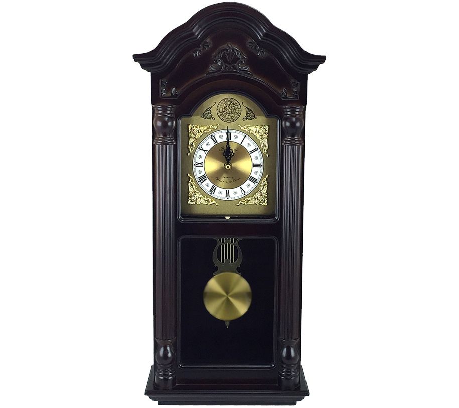 Bedford Clock 25-1/2" Antique Style Chiming Wall Clock