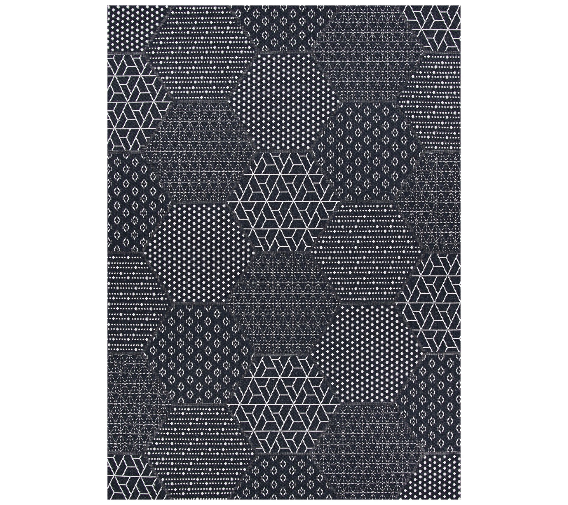 Couristan Afuera Anode Current 6'6" x 9'6" Indoor/Outdoor Rug