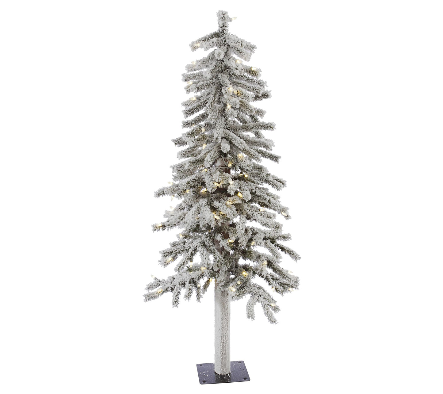 4' Flocked Alpine Tree by Vickerman