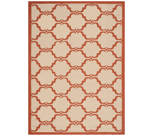 Courtyard Tile Indoor/Outdoor 8' x 11' Rug by Safavieh