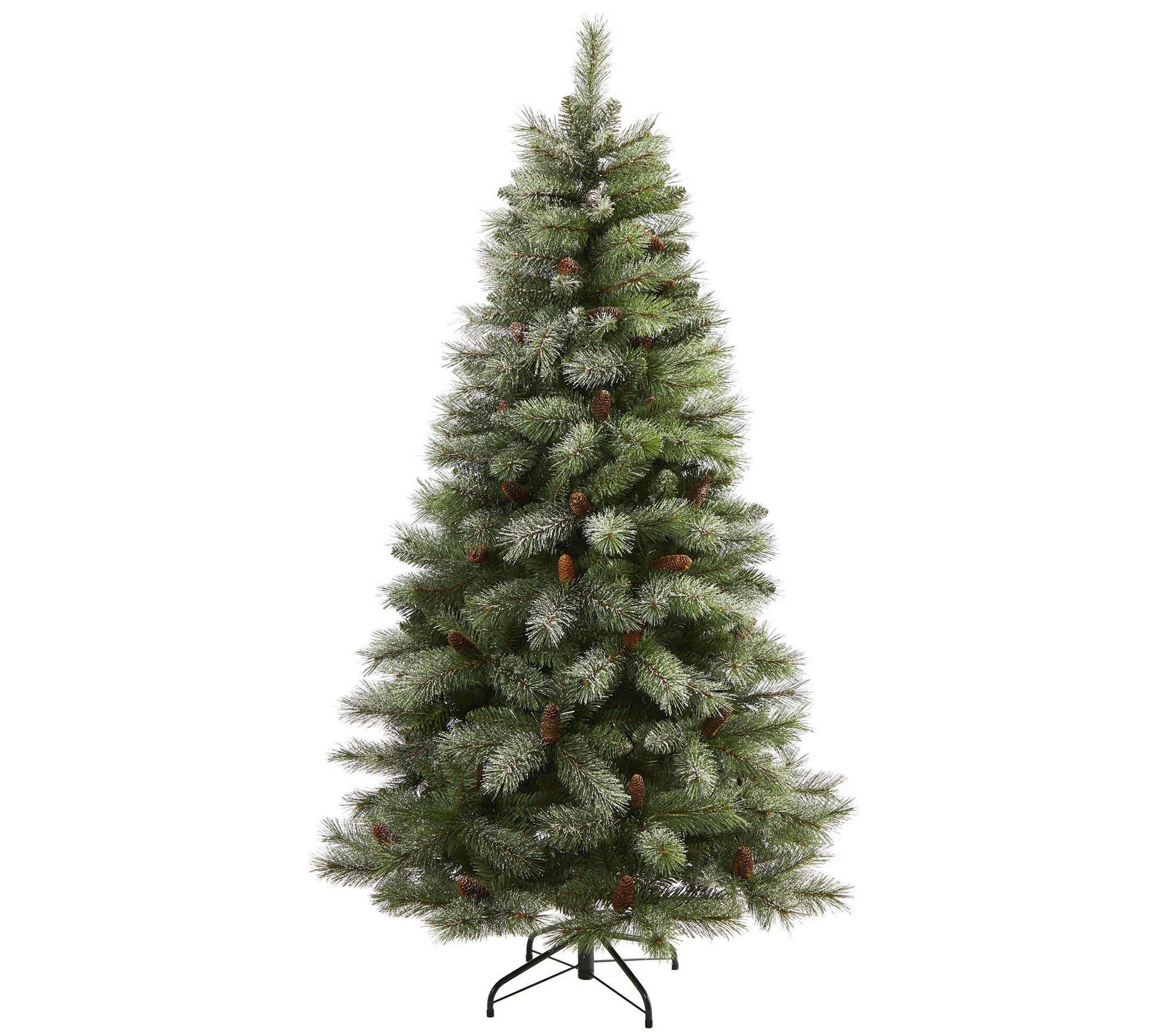 6' French Alps Mountain Christmas Tree by Nearly Natural