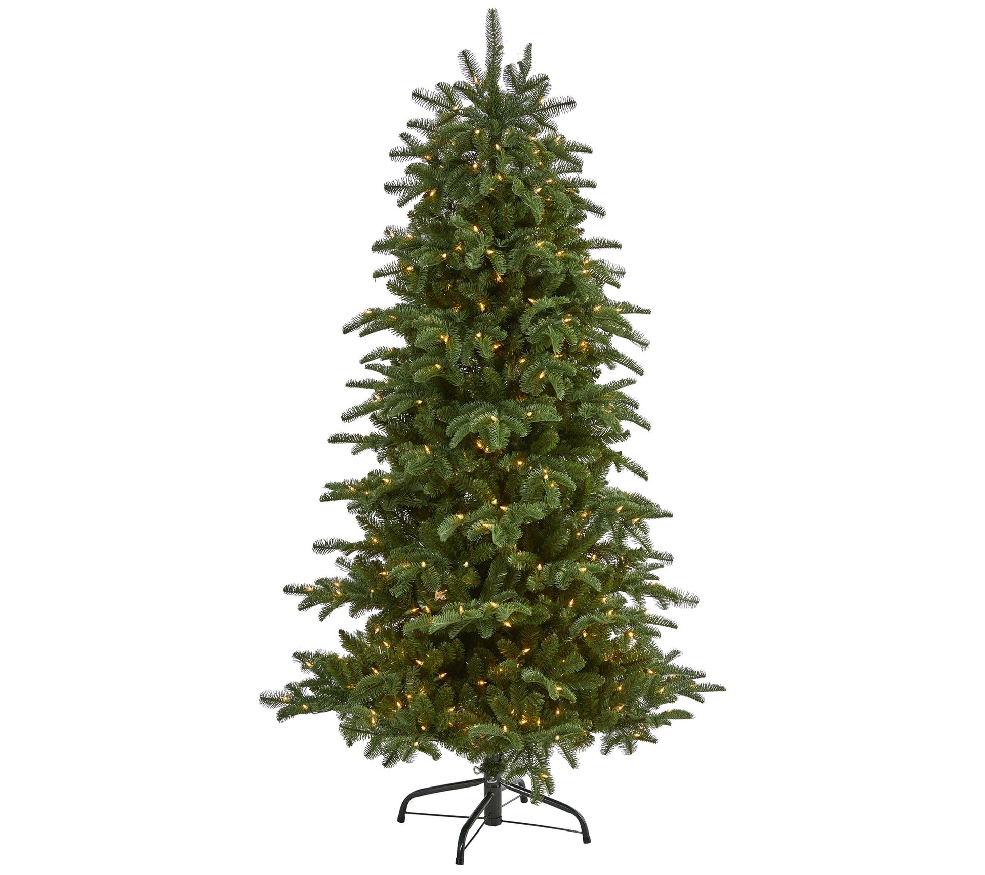 6' Lit Fir Christmas Tree by Nearly Natural