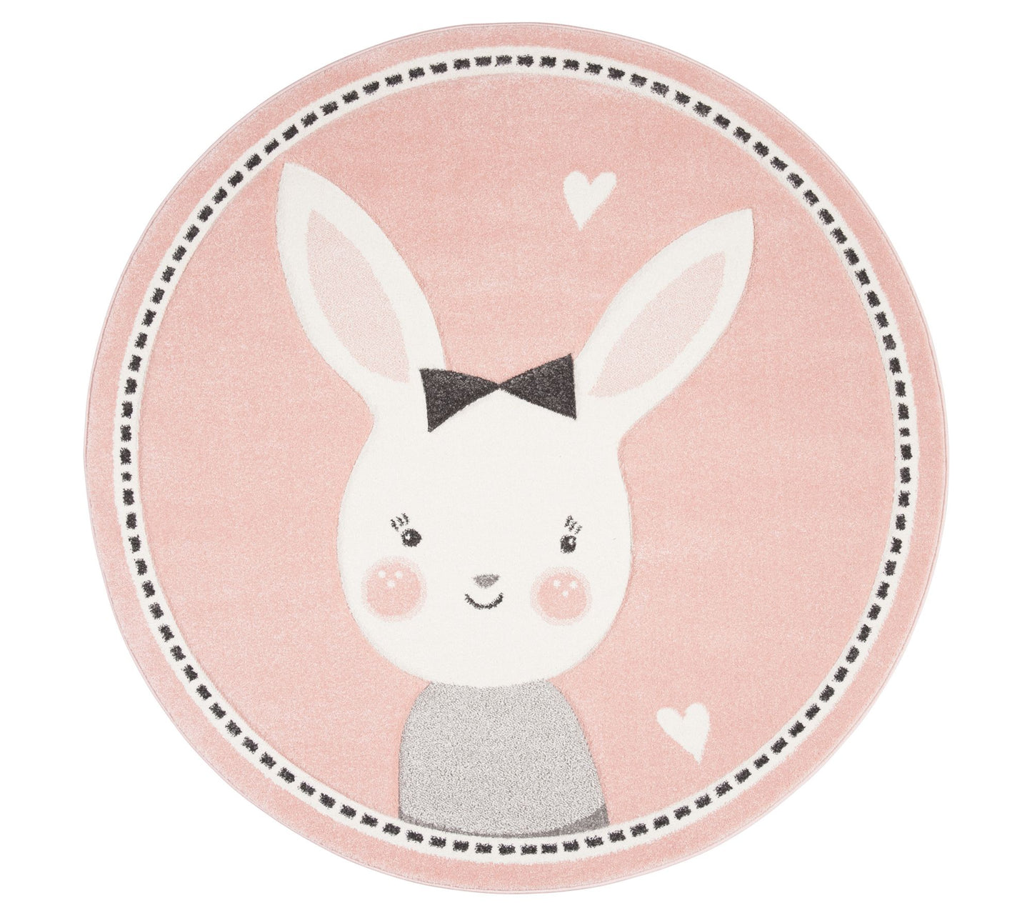 Carousel Kids 166 Collection 6'-7" X 6'-7" Roun d Rug