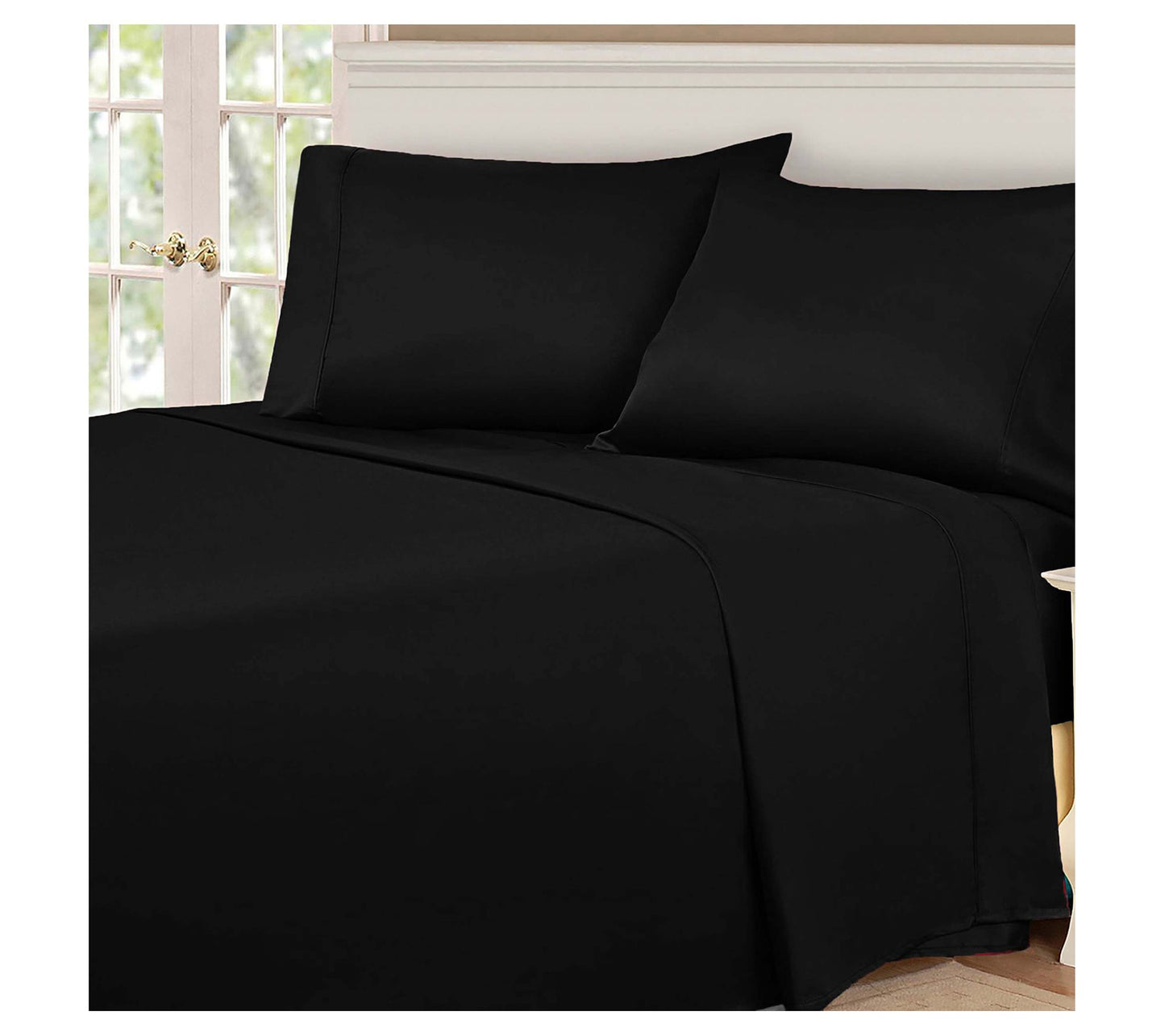 Superior 530-Thread Count Solid Egyptian CottonSheets, King