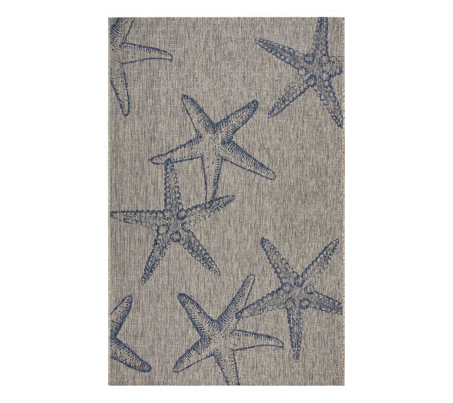 Homeroots 5' x 7' Starfish Area Rug
