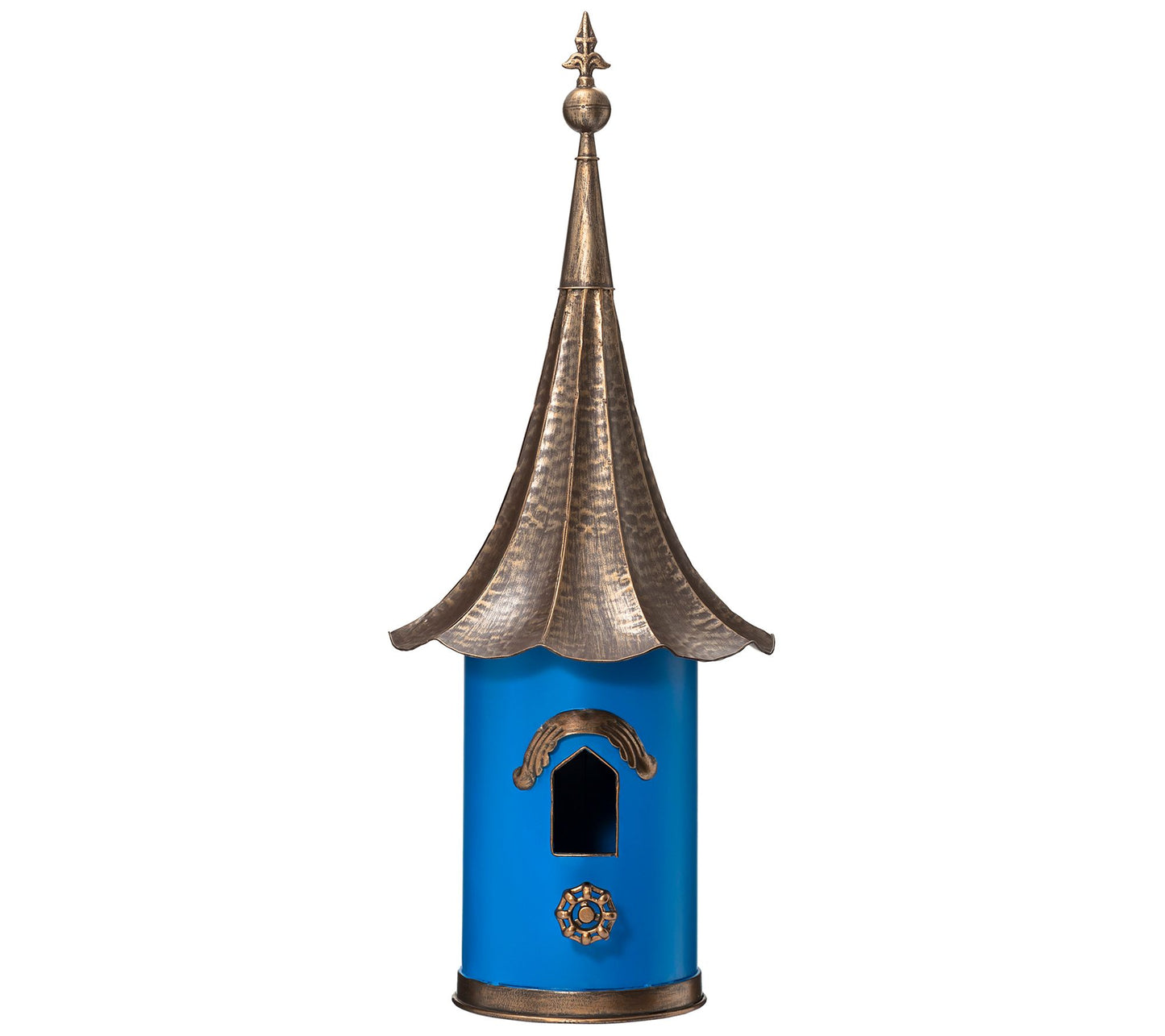 Glitzhome 32" Turret Style Metal Pagoda Birdhoue