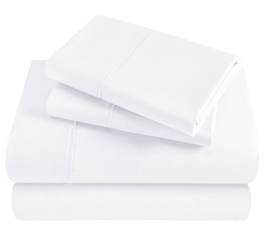 Superior Striped Egyptian Cotton Deep Pocket Sh eet Set, King