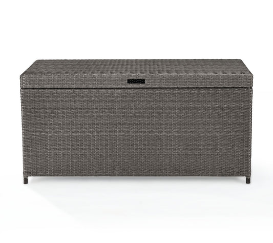 Crosley Palm Harbor Wicker Outdoor Storage Box